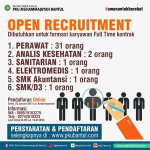 rekrutmen PKU Bantul